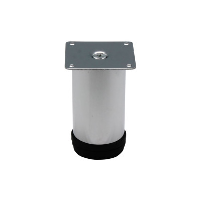 Мебельная регулируемая малая опора lemax 100 мм, матовый хром N0030-100 SC