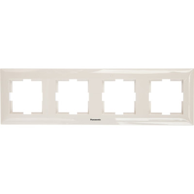 Рамка Panasonic Arkedia 54763 4м горизонтальная белая WMTF0804-2WH