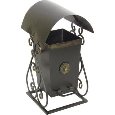 Уличная урна Станкоинструмент и оснастка №16 с крышей 4811381009966