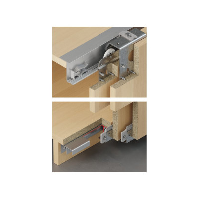 Нижний упор с демпфером Hafele Hangroller 50 50A 400.58.011