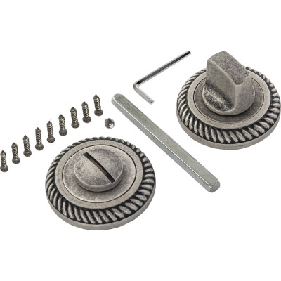 Завертка к ручкам PUERTO серебро ант темн INBK AL 17 DSL