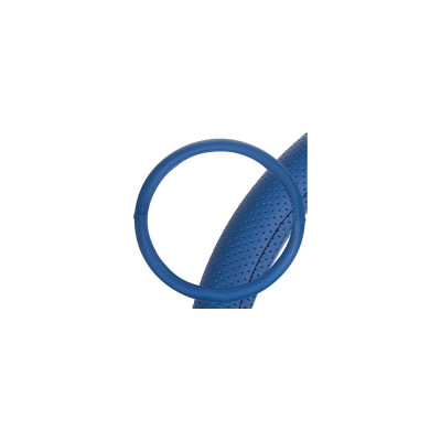 Оплетка SKYWAY Port M, синяя, строчка черная, экокожа S01102449