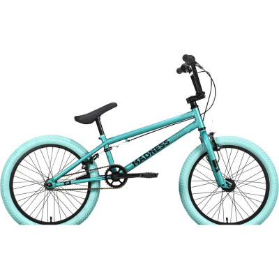 Велосипед STARK Madness BMX 1, 2023, бирюзовый/черный/голубой HQ-0012537