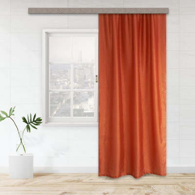 Портьерная штора witerra тергалет терракот 140x260 см 1 шт 30045