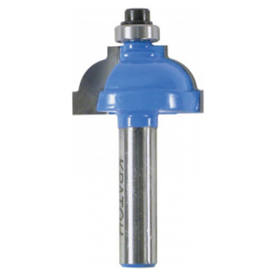 Фреза кромочная калевочная с подшипником (37.5х60 мм; R 11.1 мм; H 20.6 мм; хвостовик 8 мм) Кратон 1 09 03 056