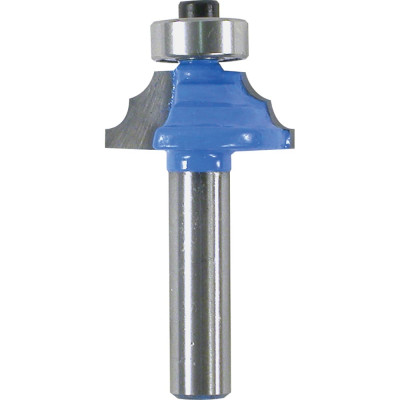 Фреза кромочная калевочная с подшипником (22.5 мм; R2.4 мм; хвостовик 8 мм) Кратон 1 09 03 062