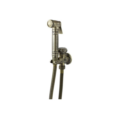 Комплект гигиенического душа с вентилем BRONZE DE LUXE (на одну воду) 10235