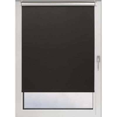 Рулонная штора PRAKTO BLACKOUT SILVER 95x160 см, черный 9403219799