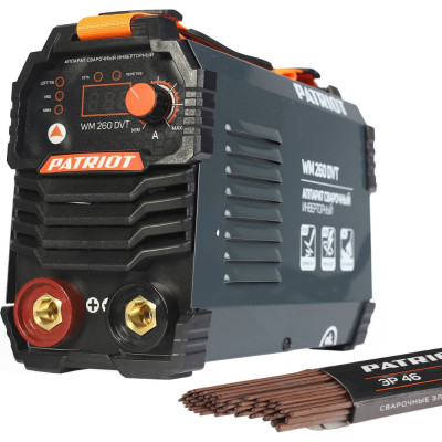Cварочный инверторный аппарат Patriot WM260DVT MMA с маской 351D 605302292