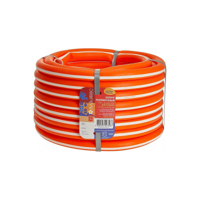 Поливочный шланг Гидроагрегат АЛЬЯНС ТЭП, с покрытием Soft-touch, усиленный нитью, диаметр 18 мм, 20 м, оранжевый Р1-00018161