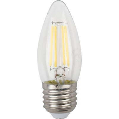 Светодиодная лампа ЭРА F-LED B35-5W-840-E27 филамент, свеча, нейтральный Б0027934