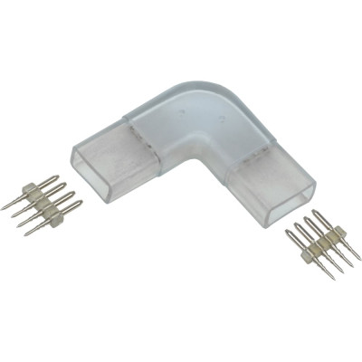 Угловой коннектор IEK RGB, 14мм, 5шт, разъем-разъем LSCON14-RGB-220-05