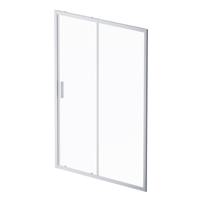 Душевая дверь AM.P Gem Solo 140x195, стекло прозрачное, профиль матовый хром W90G-140-1-195MT