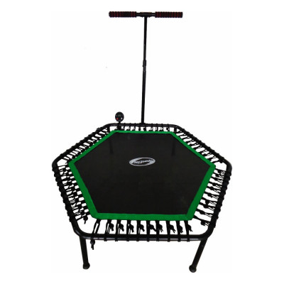 Фитнес-батут с ручкой и компьютером SportElite 135 см FB-1351