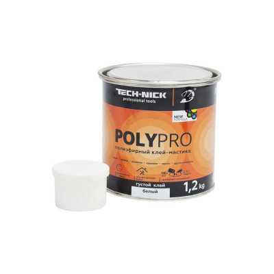 Клей полиэфирный TECH-NICK PolyPro (белый/густой) 1,2 кг 170.210.143