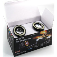 Противотуманные фары 64мм/10W с ангельск.глаз,линза Вымпел FOG LIGHT 5078