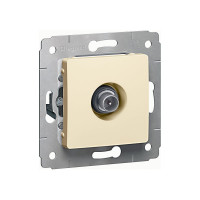 ТВ розетка Legrand Cariva оконечная 10 дБ 2150/2400 МГц слоновая кость 773779