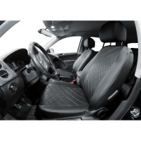Авточехлы Rival Ромб (40/60) Volkswagen Tiguan (со столиком на передних спинках) 07-17, SC.5805.2