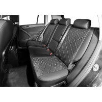 Авточехлы Rival Ромб (40/60) Volkswagen Tiguan (со столиком на передних спинках) 07-17, SC.5805.2