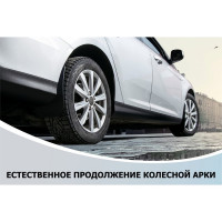 Брызговики Rival задние, для Chery Tiggo 8 2020-н.в., термоэластопласт, 2 шт., с крепежом 20906002