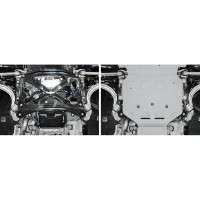 Защита КПП Rival для Volkswagen Touareg III V - 2.0TSI 249 л.с.; 3.0DTDI 249 л.с., 333.5871.1