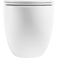 Подвесной безободковый унитаз BelBagno ONDA P-trap BB066CHR