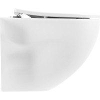 Подвесной безободковый унитаз BelBagno ONDA P-trap BB066CHR