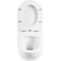 Подвесной безободковый унитаз BelBagno ONDA P-trap BB066CHR
