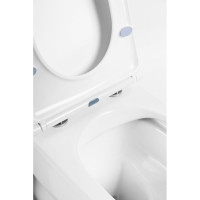 Подвесной безободковый унитаз BelBagno ONDA P-trap BB066CHR