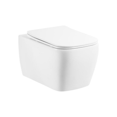 Подвесной безободковый унитаз BelBagno VENETO с креплением BB132CHR