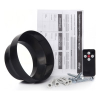 Кухонная вытяжка Konigin Geometry Black/Black Glass 102047