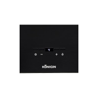 Кухонная вытяжка Konigin Geometry Black/Black Glass 102047