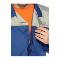 Халат СОЮЗСПЕЦОДЕЖДА Профессионал василек/светло-серый, р. 52-54/рост 170-176 2140024502031