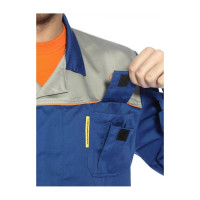 Халат СОЮЗСПЕЦОДЕЖДА Профессионал василек/светло-серый, р. 52-54/рост 170-176 2140024502031