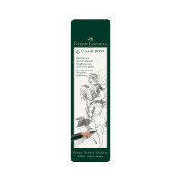 Набор чернографитных карандашей Faber-Castell Castell 9000 6 шт, HB-8B, заточенный, металлическая коробка 119063