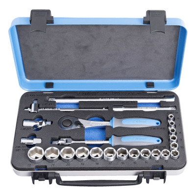 Набор торцевых головок 3/8" Unior 24 предмета в металлическом кейсе 3838909125091