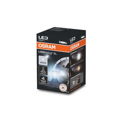 Автолампа OSRAM PS19W, PG20-1, LED, 6000 K, 12 В 5201DWP