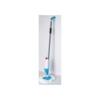Швабра с распылителем Доляна насадка из микрофибры, окрашенный металлический черенок, 16.5х16.5х123 см, микс 1476794