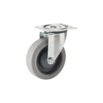Поворотная колесная опора с площадкой COLSON 3302-PF-125