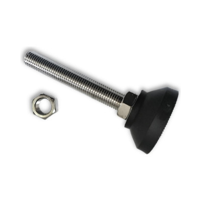 Винтовая регулируемая опора UnitMC 60хМ16х100 (основание PA66, винт сталь) 400202 60xM16x100