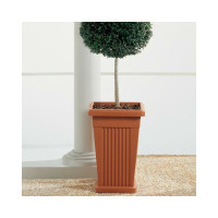 Горшок с поддоном Bama Piramide Spa 31906 40х59 см, 50 л, терракотовый 057480