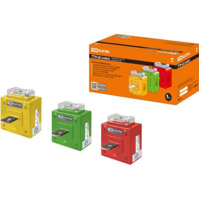 Трансформатор тока TDM ELECTRIC ТТН-Ш 250/5- 5VA/0,5-Р 3 шт., color SQ1101-1205