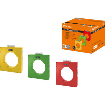 Трансформатор тока TDM ELECTRIC ТТН 125/1500/5-15VA/0,5-Р 3 шт., color SQ1101-1222