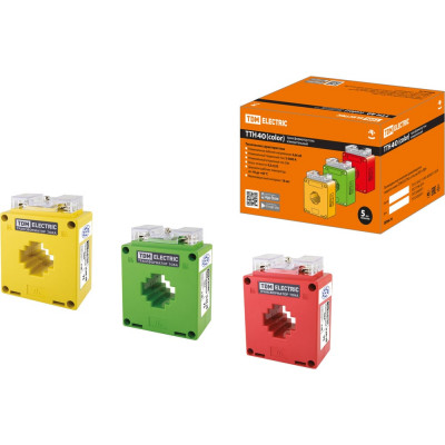 Трансформатор тока TDM ELECTRIC ТТН 40/300/5-5VA/0,5-Р 3 шт., color SQ1101-1214