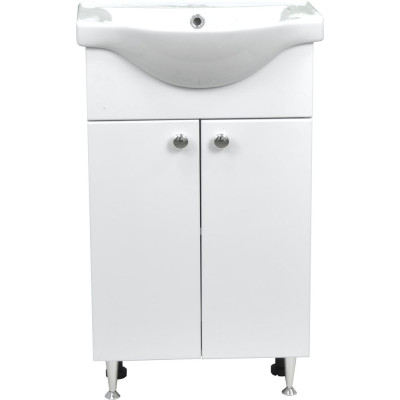 Комплект Loranto: Тумба Моника New 55 550х830х440, с раковиной  Basic 55 Турция CS00071365