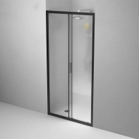 Душевая дверь AM.P Gem Solo 100x195, стекло матовое, профиль черный матовый W90G-100-1-195BM