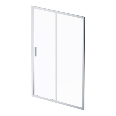 Душевая дверь AM.P Gem Solo 140x195, стекло прозрачное, профиль матовый хром W90G-140-1-195MT