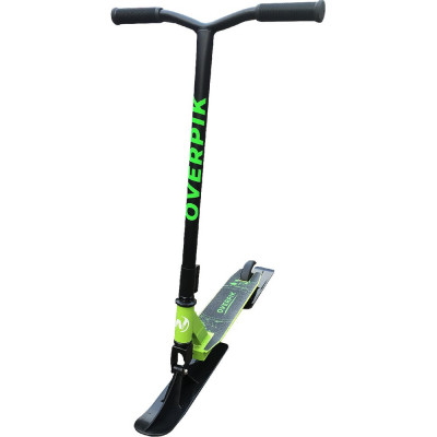 Трюковый самокат Nonstopika Overpikс с лыжами (green) overblackski green