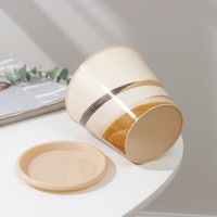 Горшок для цветов Доляна Каракум 0.8 л, бежевый 7306164