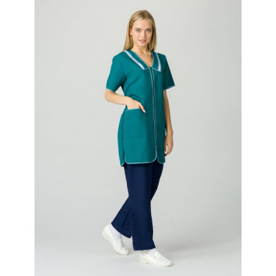 Женский халат Факел Сакура, зеленый, размер 60 87481146.010